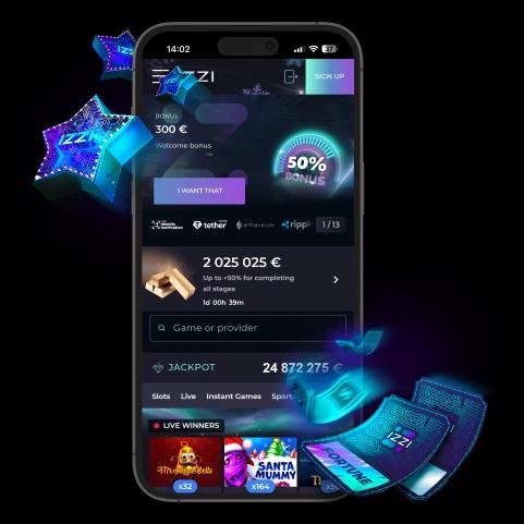 Izzi Casino Canada Mobile