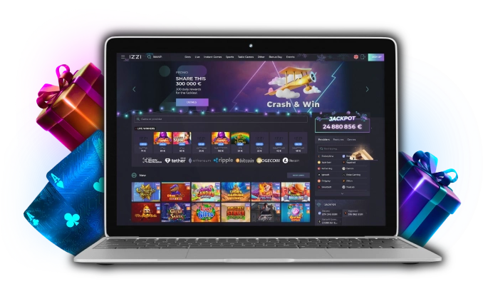 Izzi Casino Canada Desktop